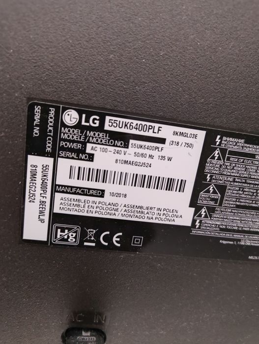 Telewizor LG 55 cali