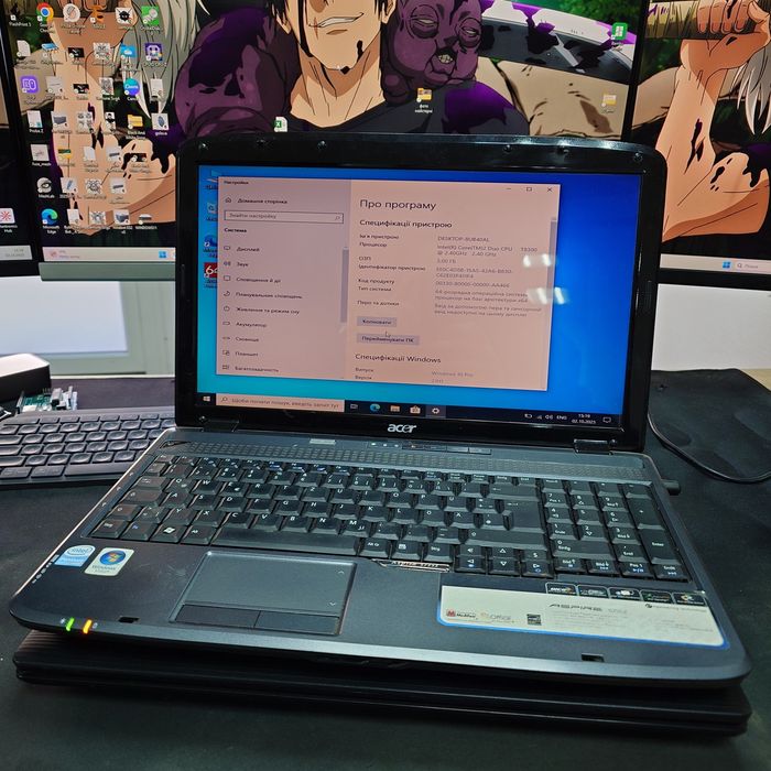 Ноутбук Acer 5735Z T8300/3gb /HDD 320gb / Windows 10 Pro