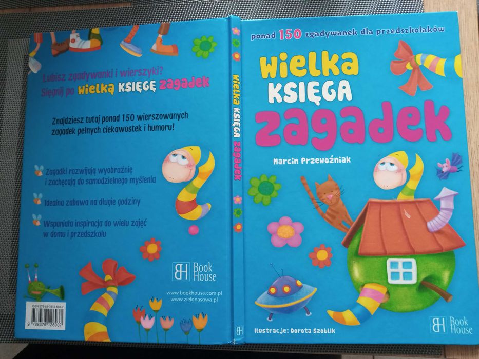 Wielka księga zagadek - zgadywanki dla przedszkolaków