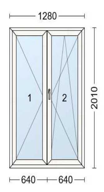 Janelas em alumínio, lacado branco, com vidro duplo