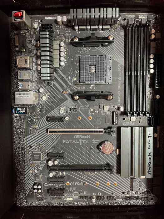 AMD Ryzen 5 2600X + MB B450 Gaming K4