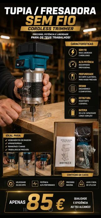 Tupia portátil 85€. Oportunidade