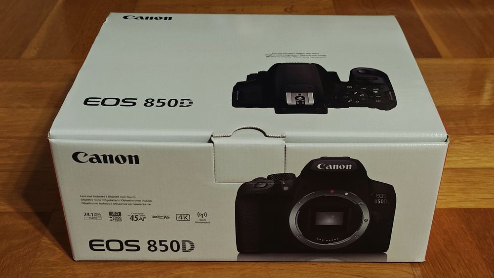 Aparat fotograficzny Canon 850D jak nowy + gratisy