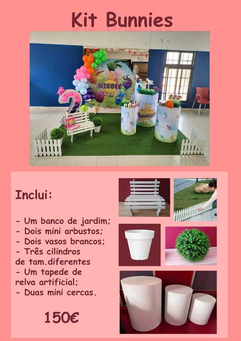 Material para festa, kits completos!
Faça já a sua festa!