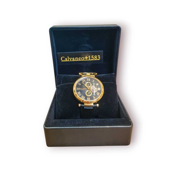 Relógio Automático Calvaneo 1583 – Veledi II Gold/ Caixa Original