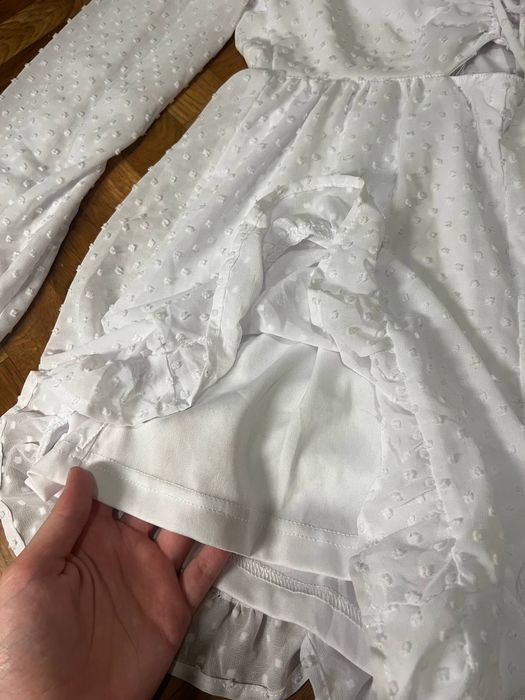 Жіноча ніжна біла коротка легка міні сукня FB Sister