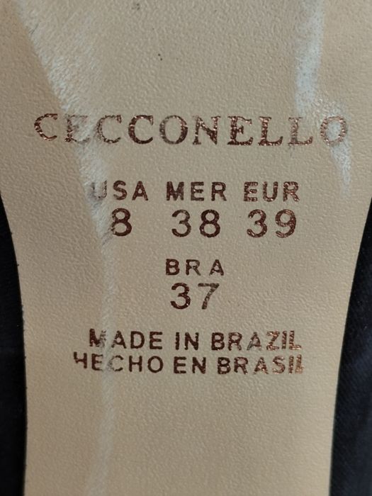 Sapatos de griffe artesanais Brasileiros Cecconello Pretos N°39