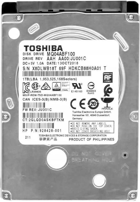 dysk Toshiba 1TB