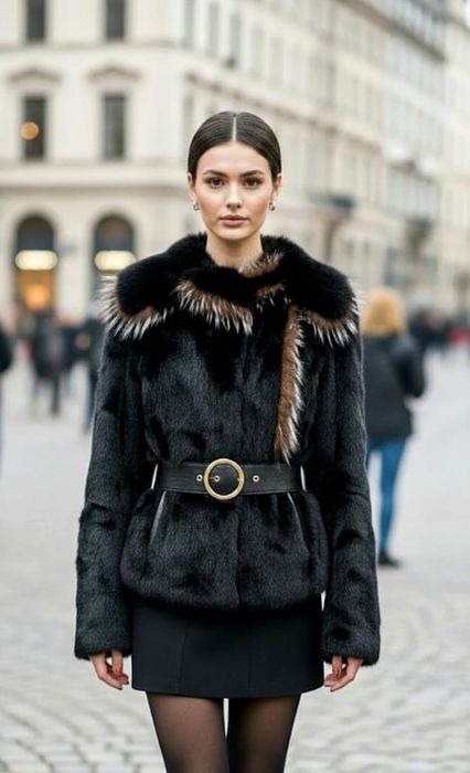 Натуральная шуба меховая куртка Италия песец