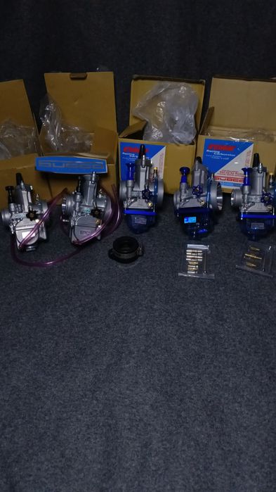 Карбюратор pwk 28 30 32 синій із прозорим дном