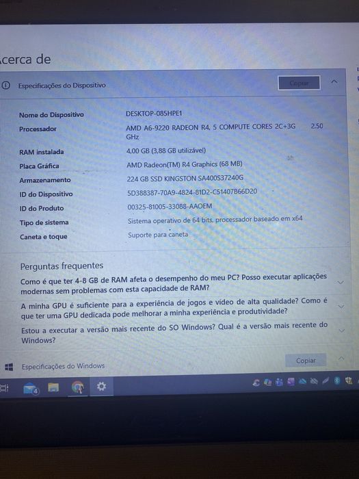 Computador portatil Asus F505B