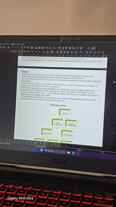 Notatki z pierwszego semestru Psychologia