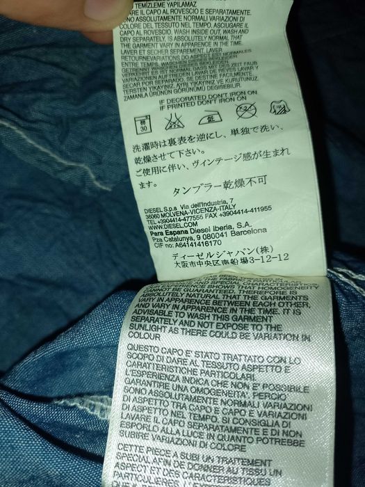 Koszula męska Diesel rozmiar S