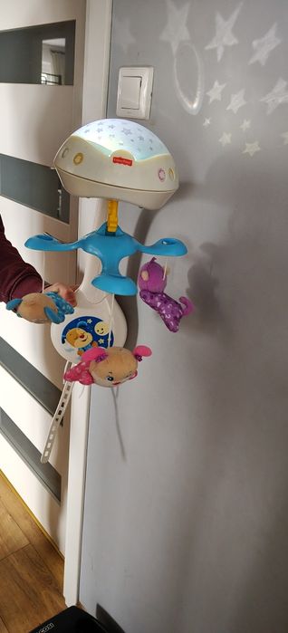 Karuzela projektor do łóżeczka dziecięcego