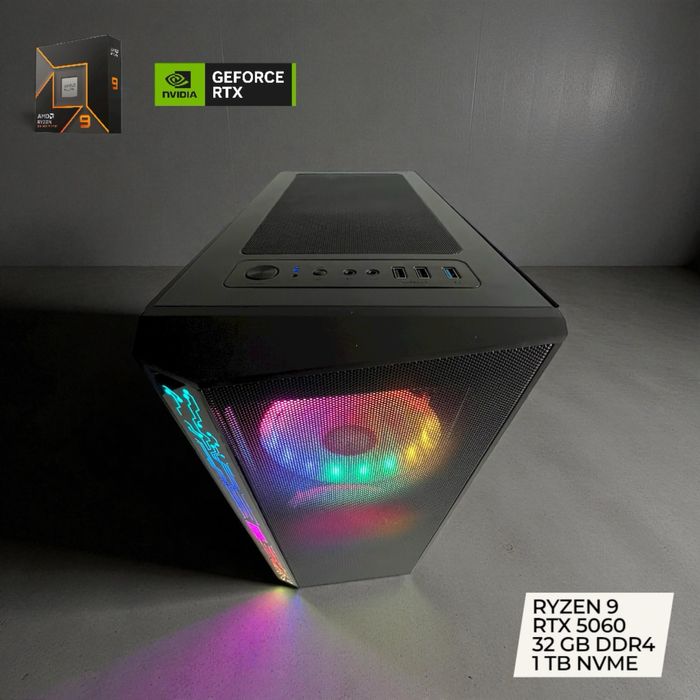 Новий топ ПК Ryzen 9 / RTX 5060 8 Gb / 32GB / SSD 1TB — 38 999 грн!