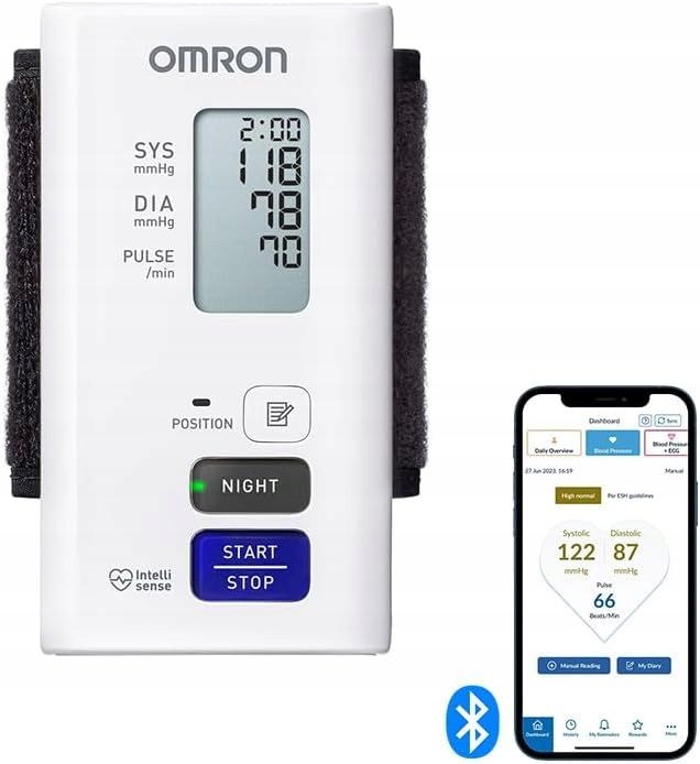omron nightview ciśnieniomierz nadgarstkowy automatyczny