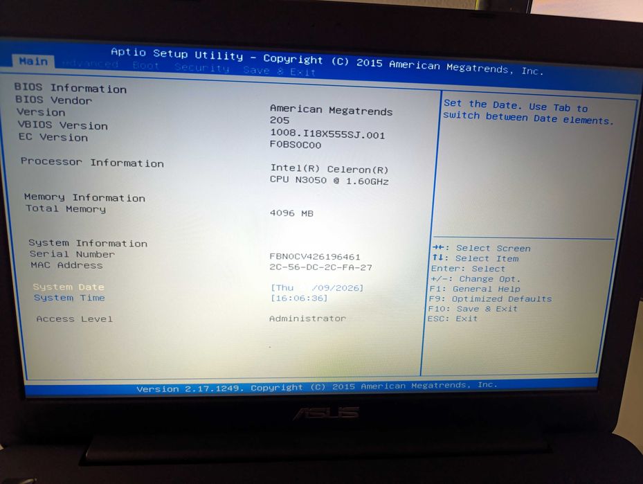Ноутбук asus x555s