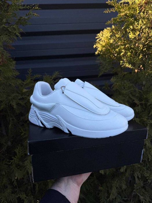 Нові кросівки Raf Simons Antei Shell PVS White (40-45) Кросовки раф білі шкіряні