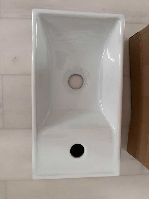 Umywalka ceramiczna nablatowa 40 x 22 Leia