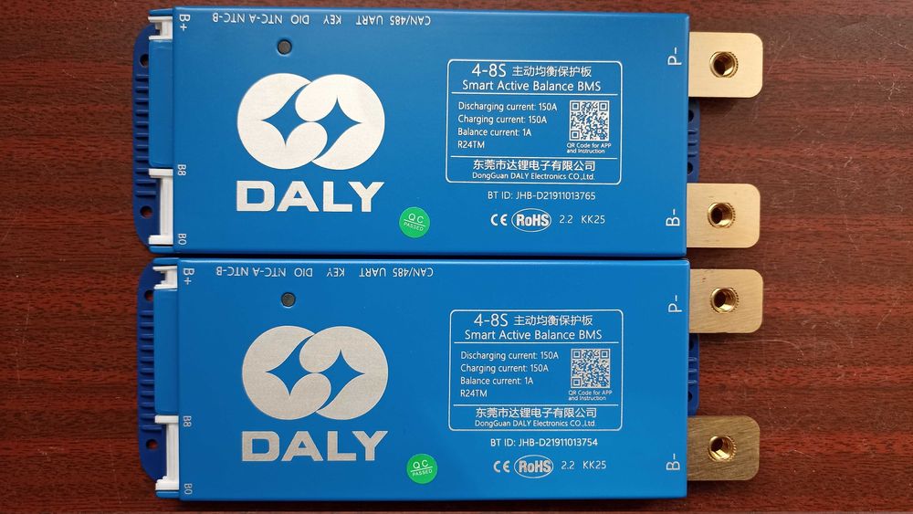 Smart BMS DALY 100A 150А нового поколения (100Balance)+дисплей+Wi-Fi