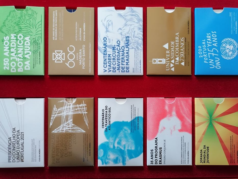 Moedas Comemorativas Proof Portugal 2€