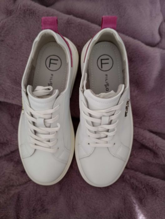 Buty, Skórzane, Sneakersy, Filippo, rozmiar 40, długość 26cm.