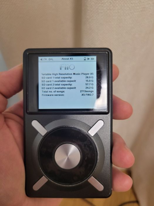 Fiio X5 (MOD на дуже гарний приріст звуку)
