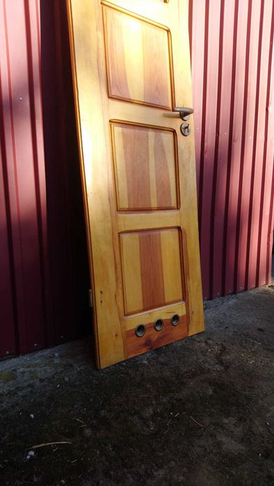 Drzwi łazienkowe 60cm z litego drewna