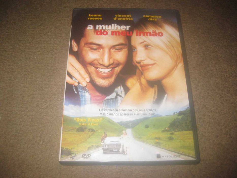 DVD "A Mulher do Meu Irmão" com Keanu Reeves/Raro!