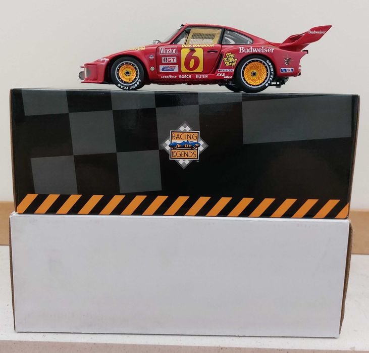 Miniatura Porsche 935 Turbo #6 Budweiser 1979 EXOTO 1:18 Póvoa De