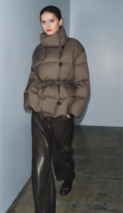 Пуховик Zara пух/перо