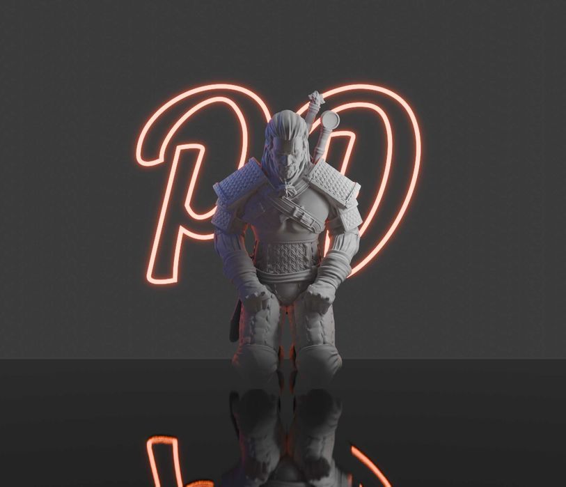 Geralt Wiedźmin figurka Medytacja