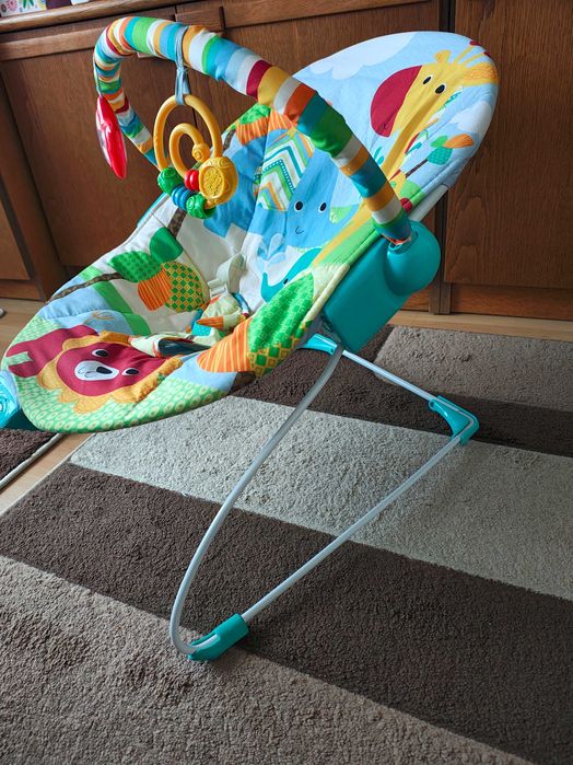 Bujaczek leżaczek Bright Starts wibracja