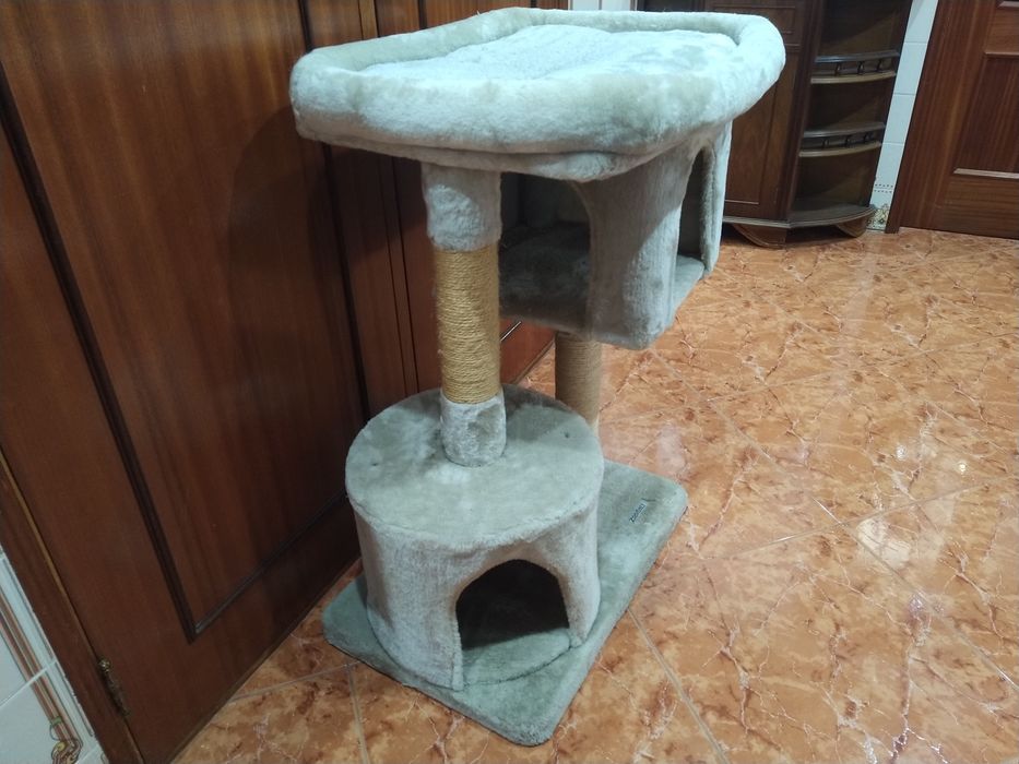 Arranhador árvore para gatos casa quarto apartamento vivenda escritóri
