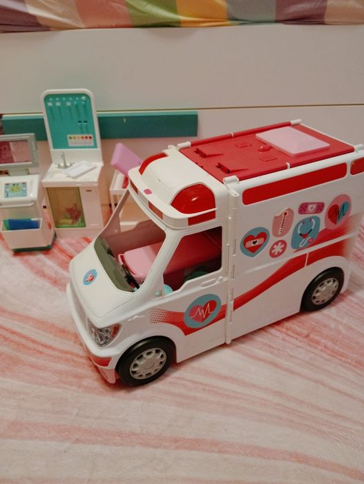 Karetka barbie zestaw