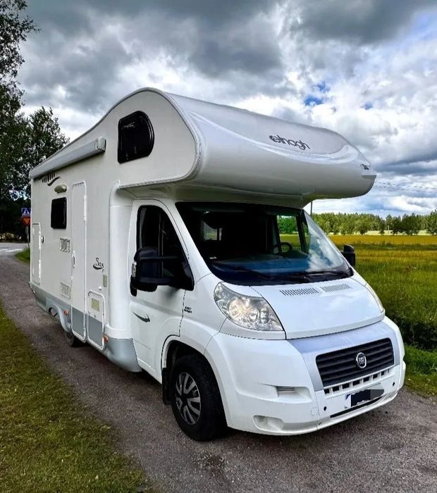 Fiat Ducato Elnagh Kamper  Fiat Ducato Kamper Alkowa 2,3 motor 2008r 6 osób integra