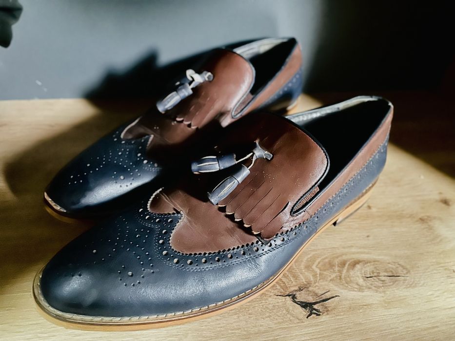 Чоловічі шкіряні туфлі LUCIANO BELLINI