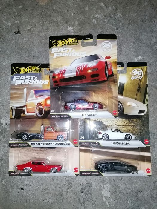 Hot Wheels set premium F&F Fast and Furious