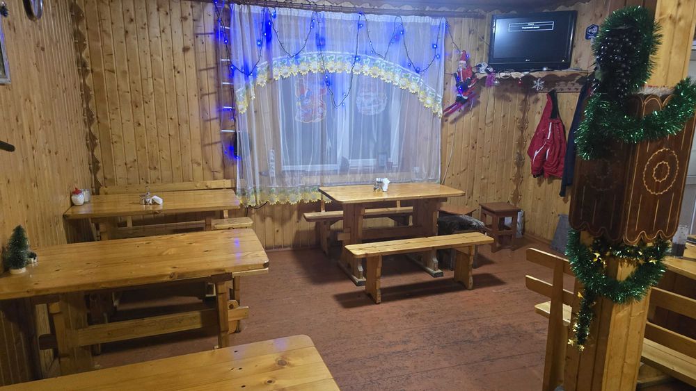 Гірський готель - ресторан (на 8 номерів / 20 осіб, Карпати, Україна, біля Славсько, на горі Тростян, власник)