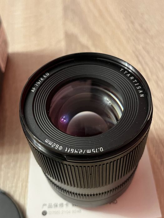 Ttartisan 75mm f2.0 L-mount lumix Panasonik obiektyw
