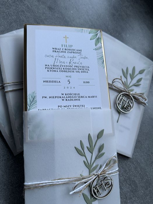 Zaproszenia na komunie