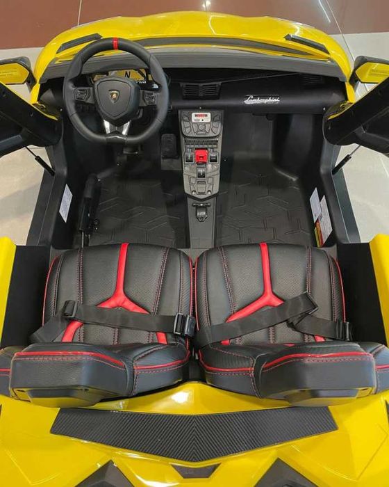 Ogromne autko LAMBORGHINI SV A8803 żółty dla dzieci