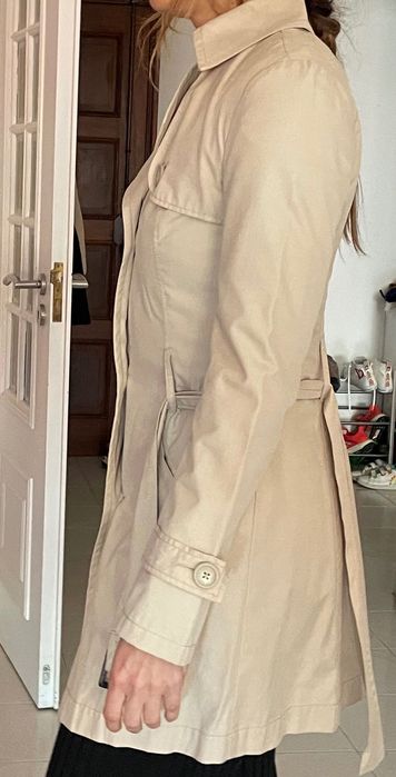 Casaco gabardine marca Sisley