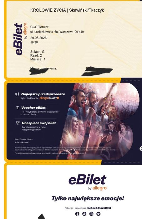 Koncert Królowie życia 2 bilety