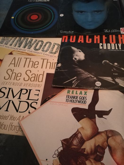 Maxi-singles vinil dos anos 80 e 90