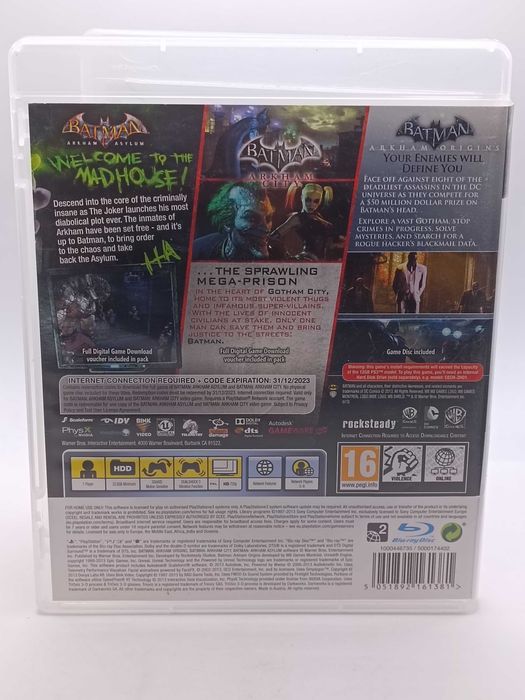 Gra Batman Arkham Collection na Ps3 422/01/26l