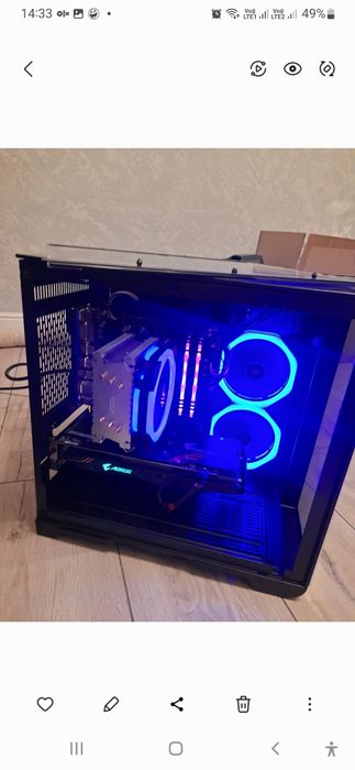 Продам игровой системный блок ryzen 5 5600x  6ядерный ram16 gtx 1070 8