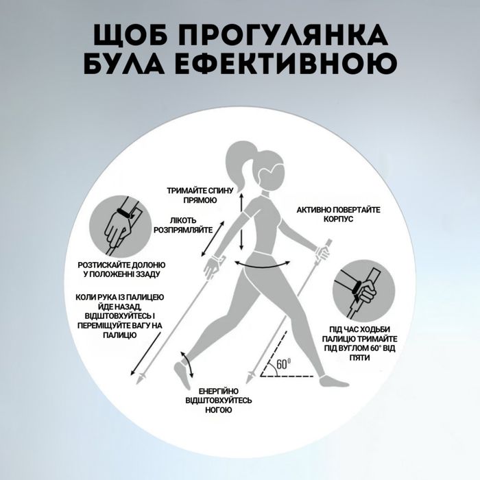 Палки для скандинавской ходьбы Палки трекинговые телескопические трост