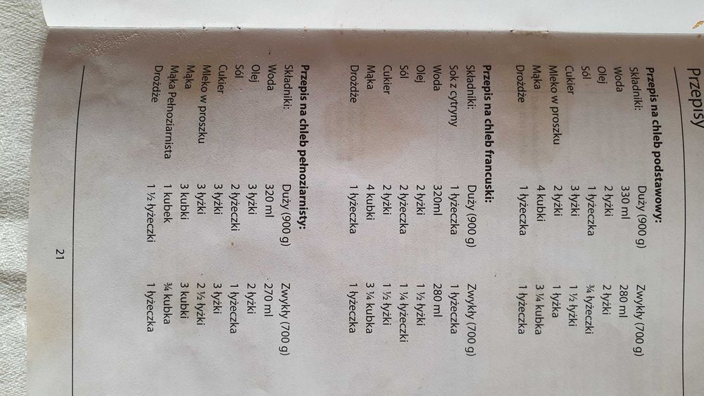 Sprzedam domowe urządzenie do pieczenia chleba, ciasta i dżemów