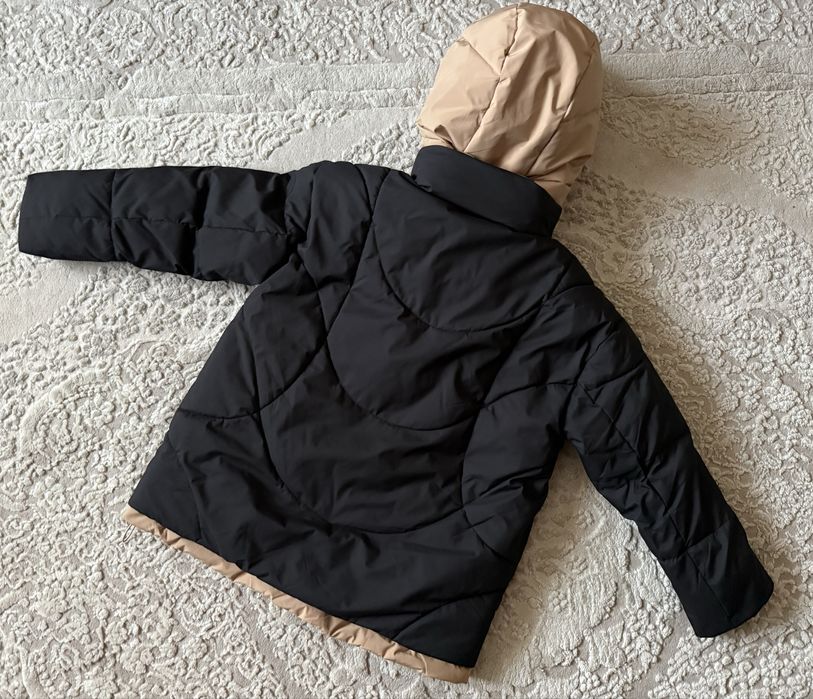 Зимова дитяча подовжена куртка оверсайз на/для дівчинки 140-164